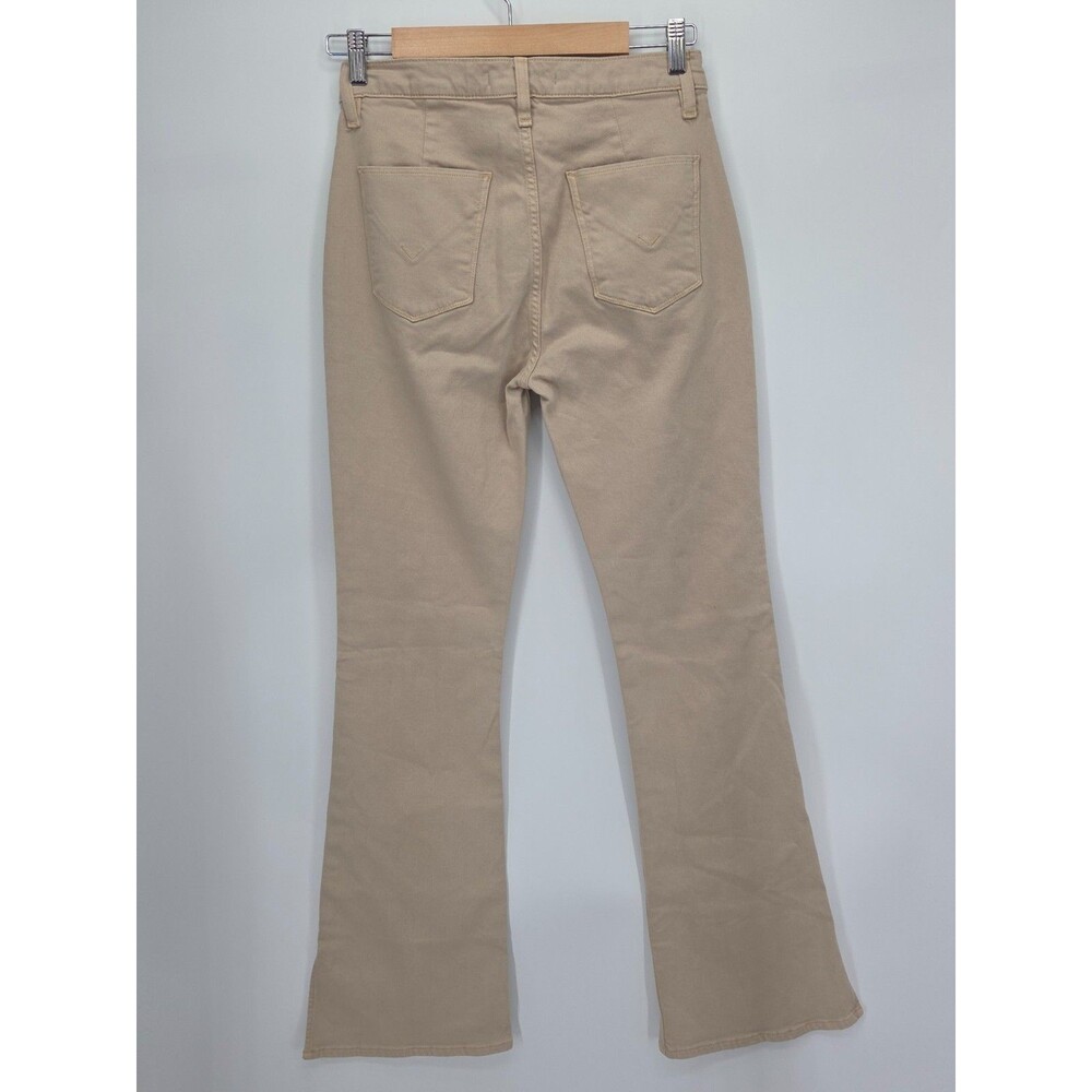 New Hudson Barbara High Rise Bootcut Jeans Womens 27x32 Oxford Tan Split Hem - Picture 2 of 4